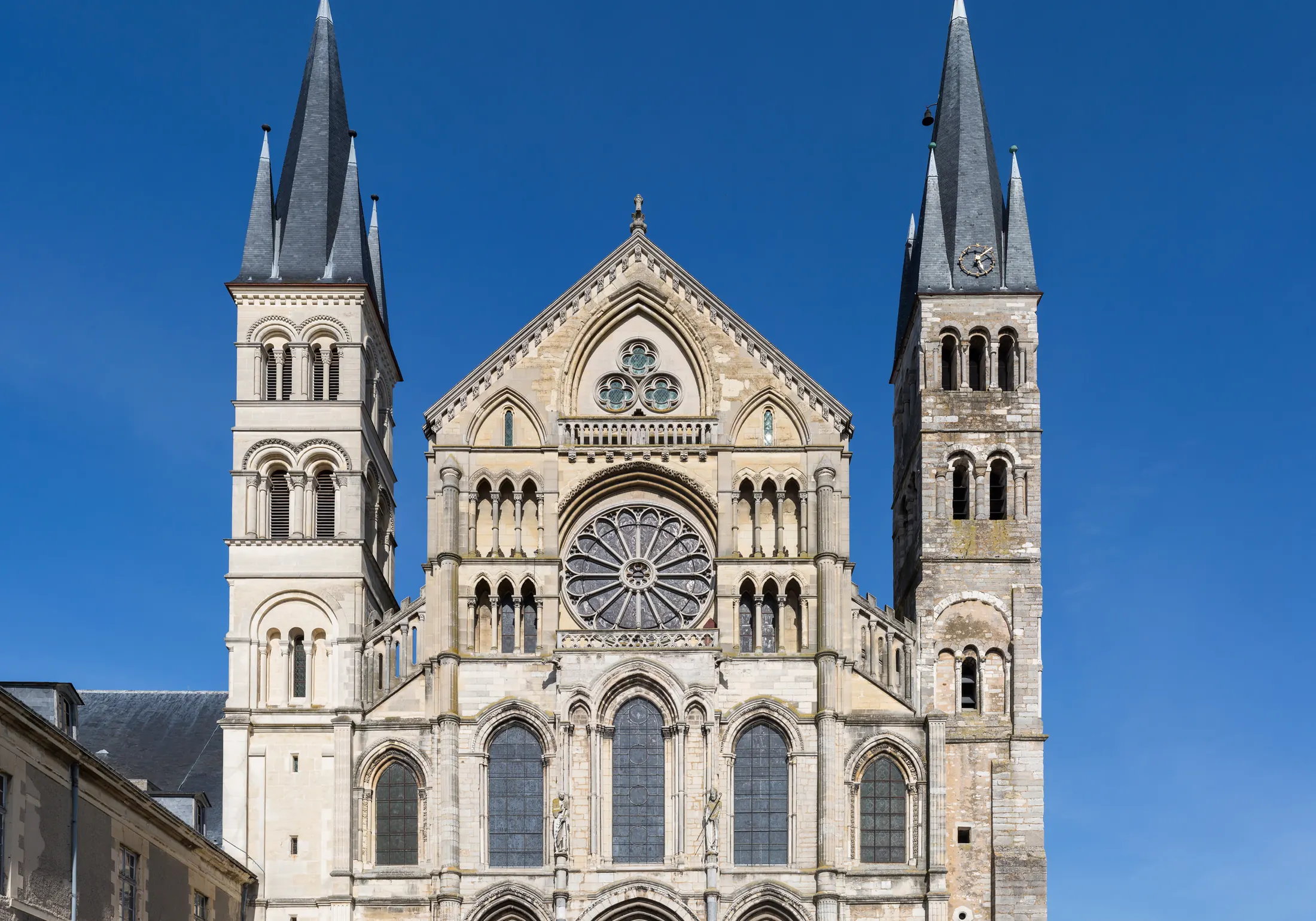 A second view of the Basilica of Saint-Remi in Reims