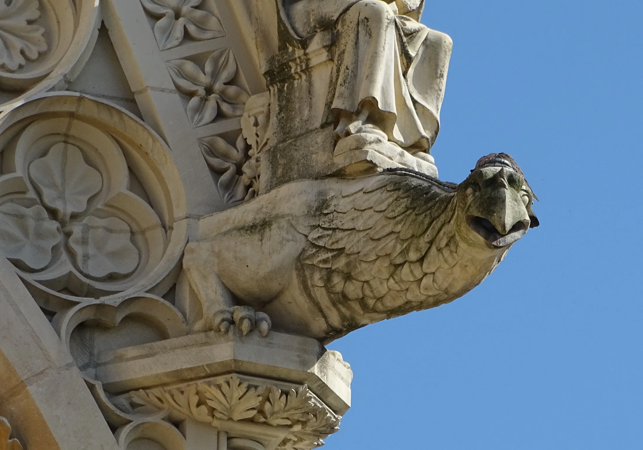 Sculpture on Reims Cathedral