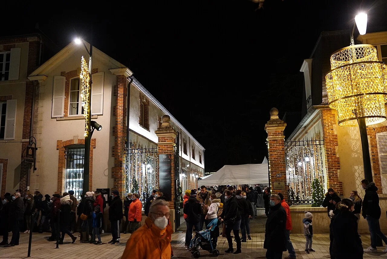 A. Bergère during Habits de Lumière in Épernay in 2021