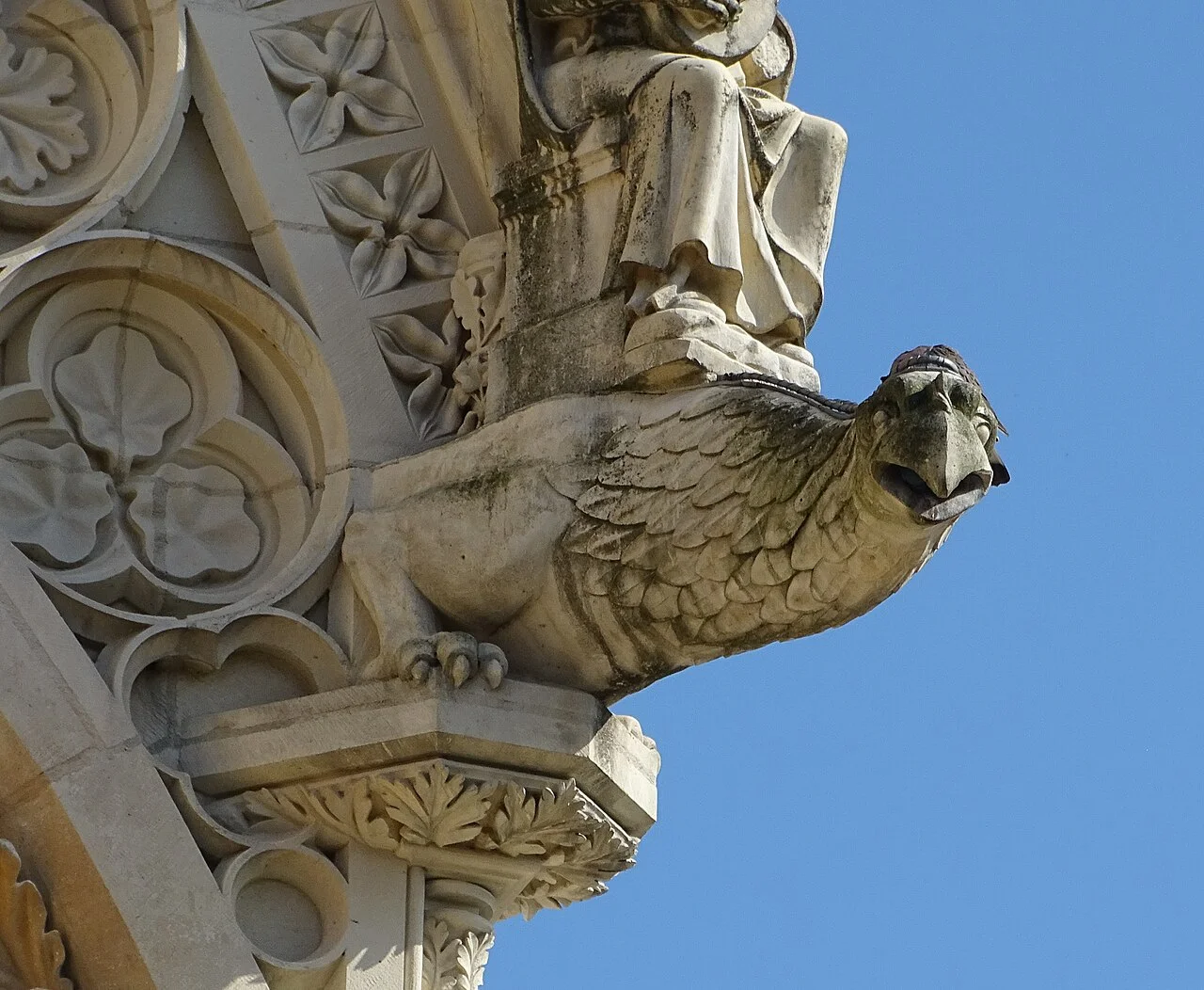 Sculpture on Reims Cathedral