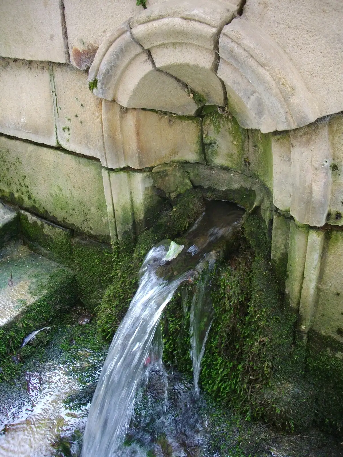 Fountain on rue Gambetta in Vertus